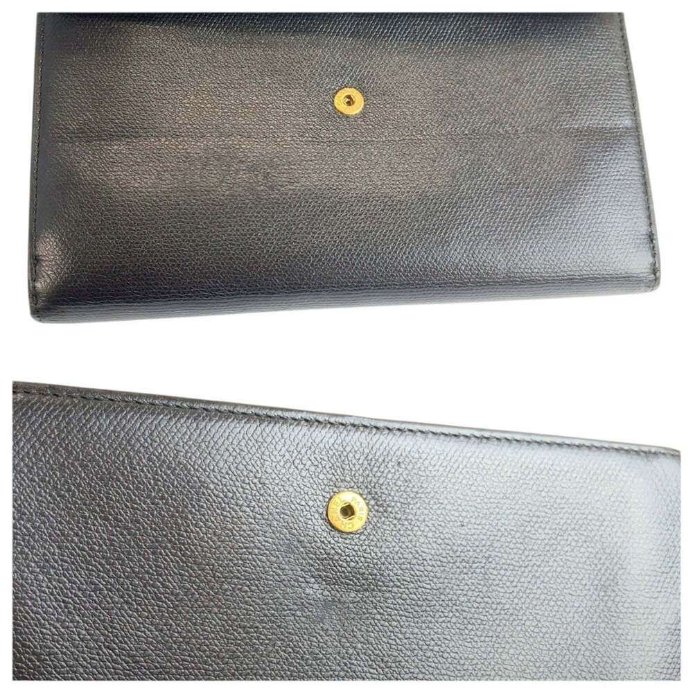 CHANEL Authentic Black Leather Wallet - Picture 9 of 10